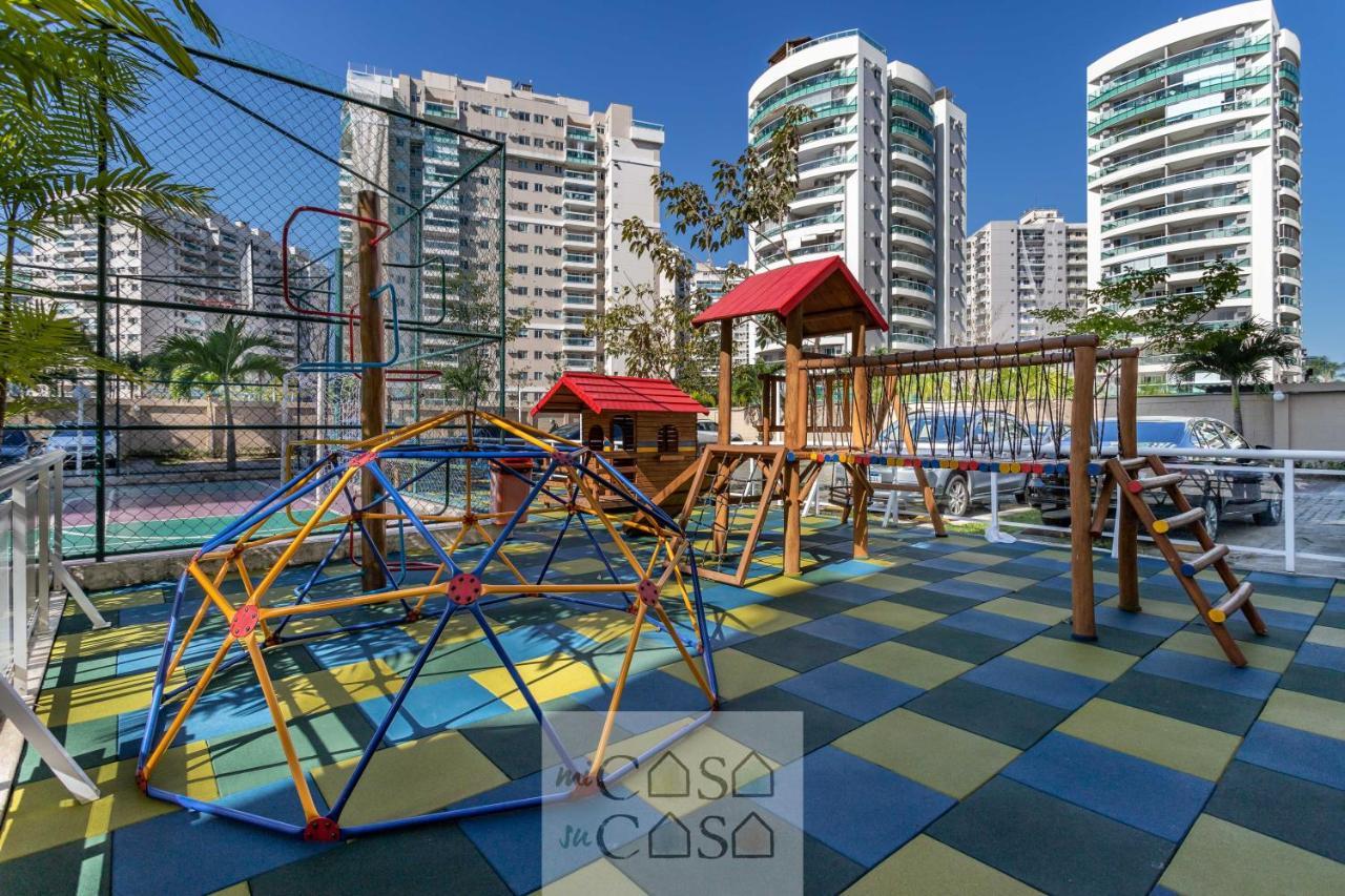 Top 3 Quartos Com Estacionamento Em Condominio Com Portaria 24H, Piscina, Sauna E Parquinho Infantil - Apartamento Com Ar Condicionado, Smartv, Wi-Fi 120 Mbps E Cozinha Completa Rio de Janeiro Buitenkant foto